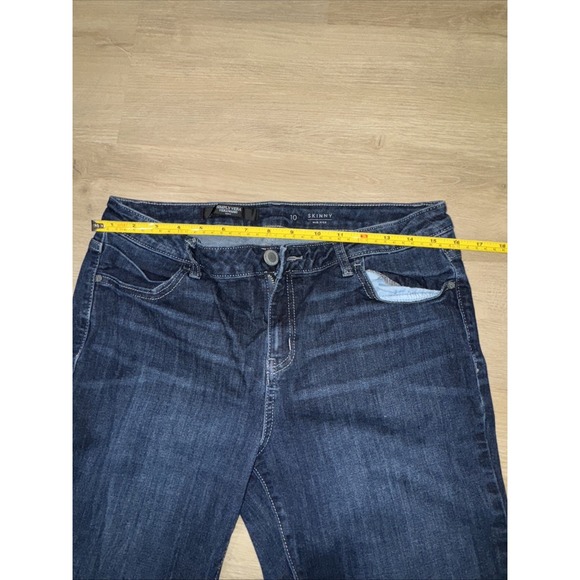 Simply Vera Vera Wang Women's Skinny Stretch Denim Jeans Size 10 Blue 30x27 - Picture 4 of 8